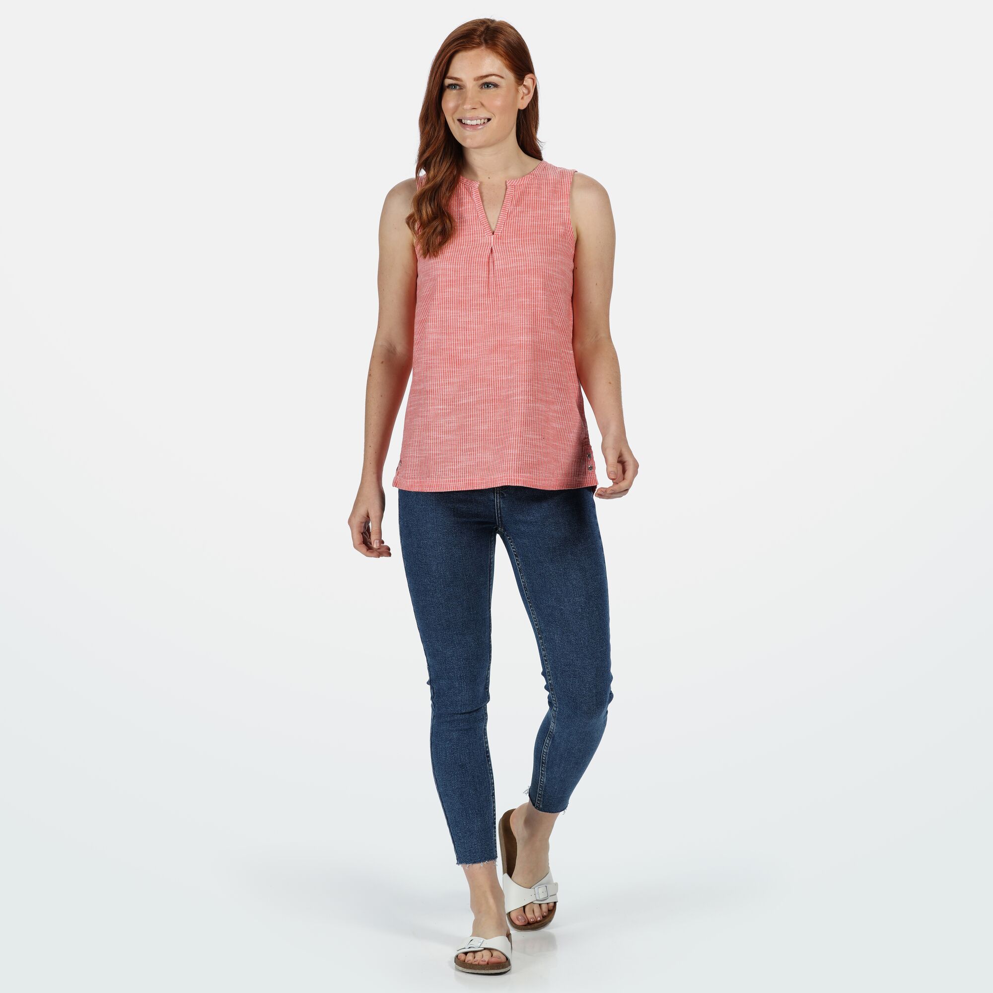 Red Women/'s Jadine Sleeveless Top
