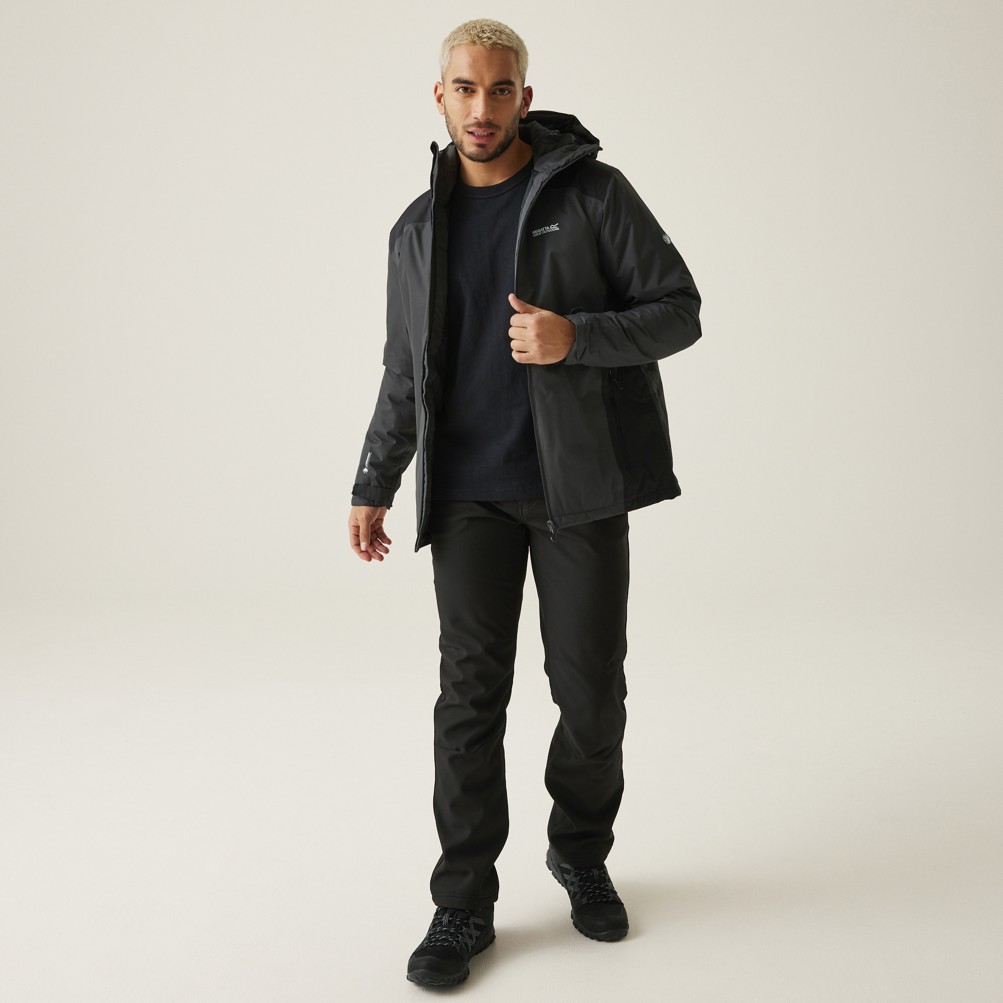 men's thornridge ii waterproof insulated walking jacket black