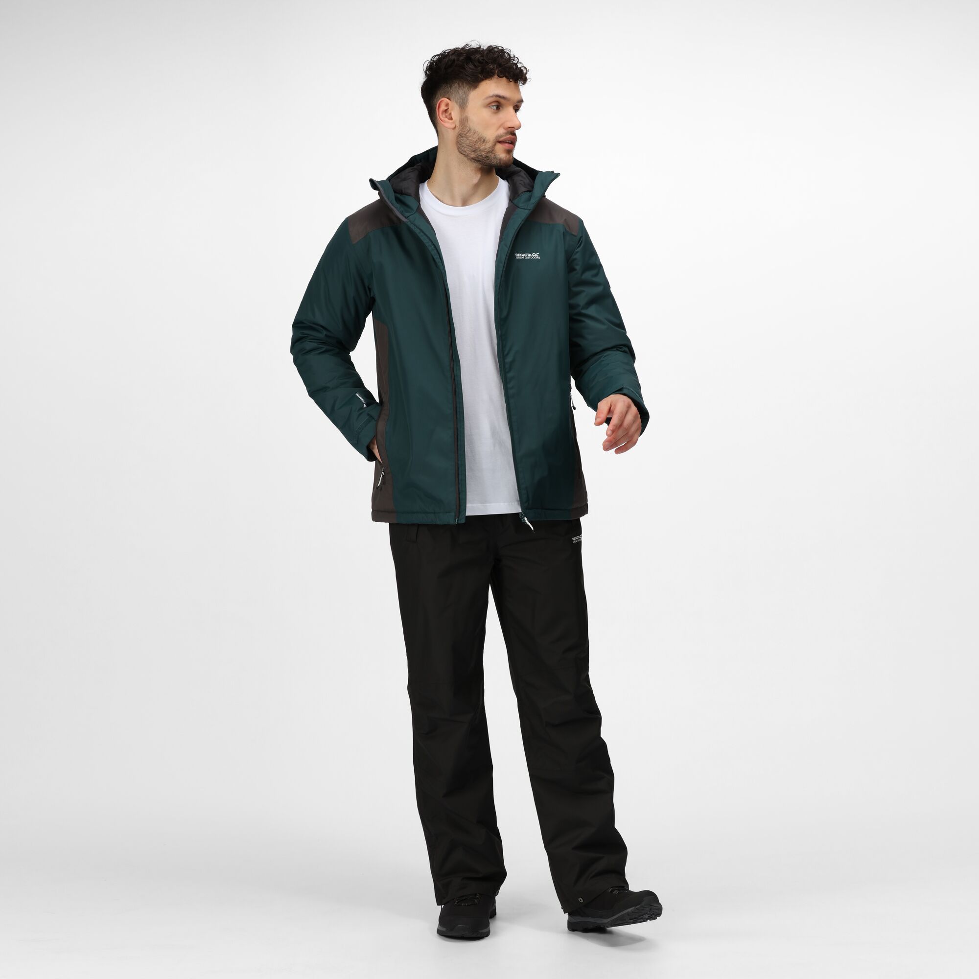 men's thornridge ii waterproof insulated walking jacket black