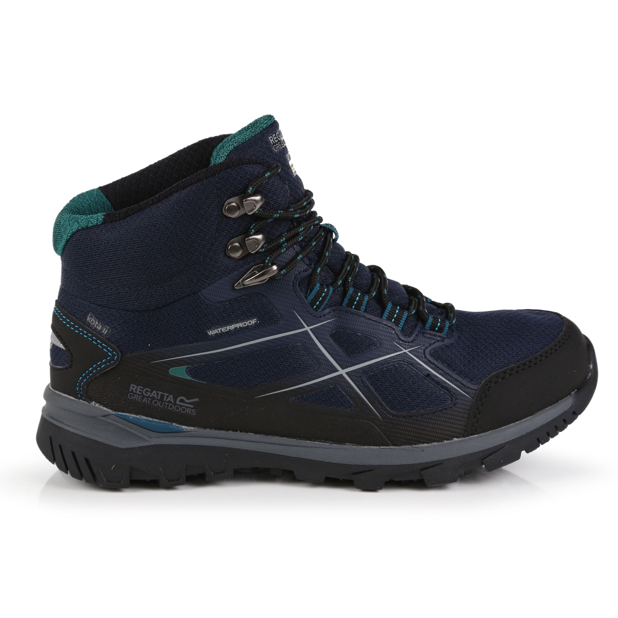 Regatta Womens Kota II Waterproof Mid Walking Boots Navy