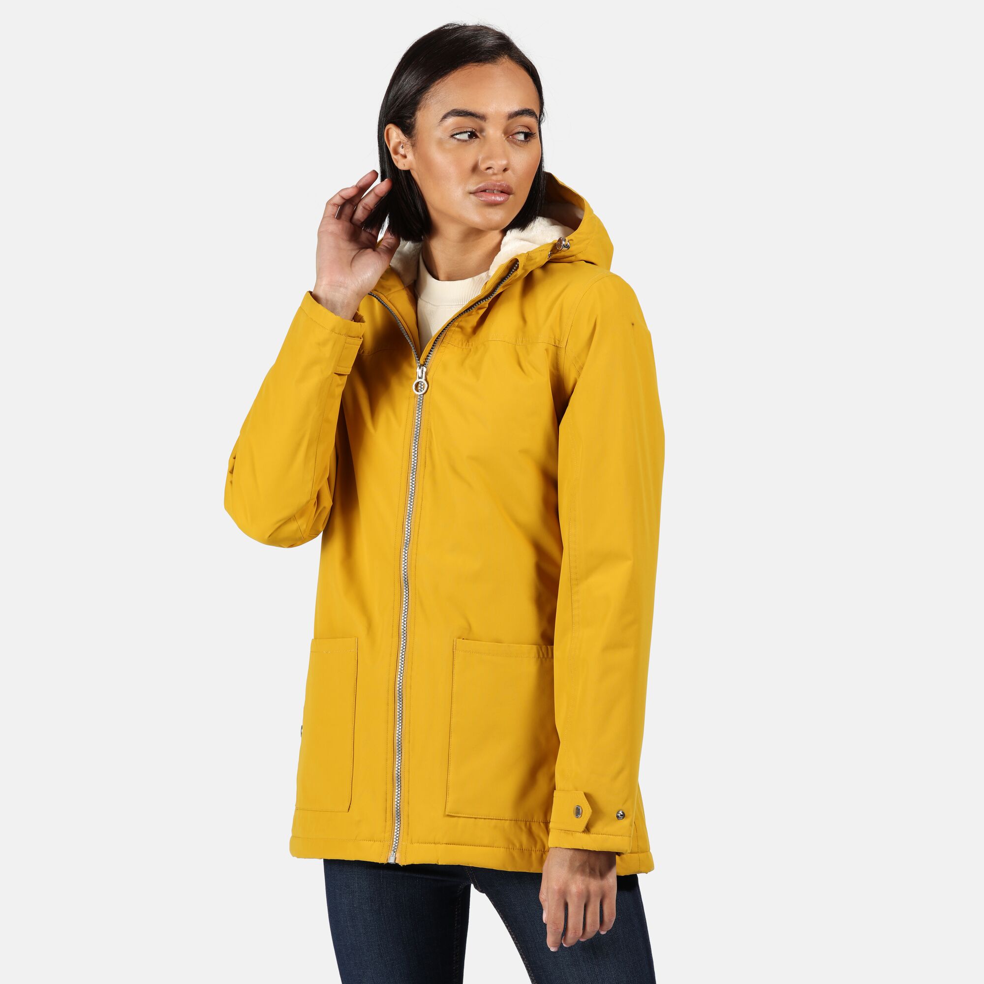 mustard coat primark